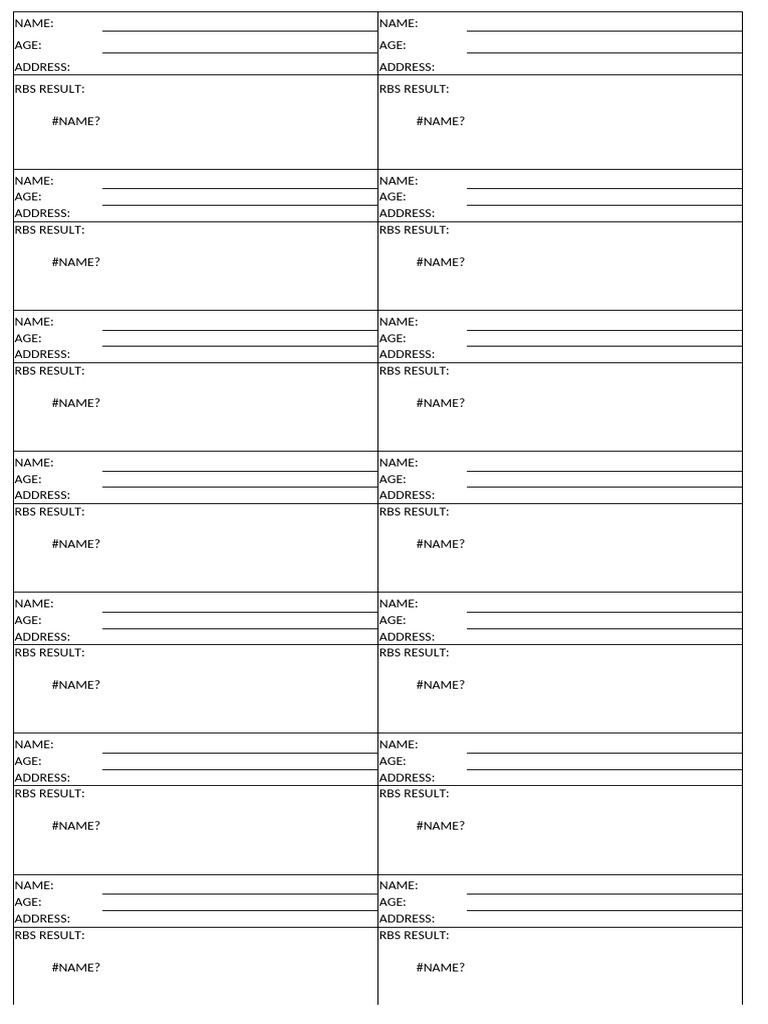 RBS Registration and Results Overview | PDF