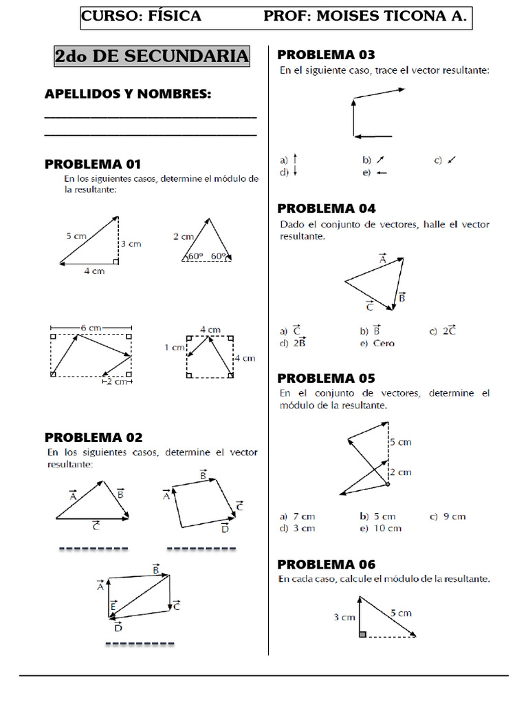 PRACTICA 2do SEC Final - JUNIO | PDF