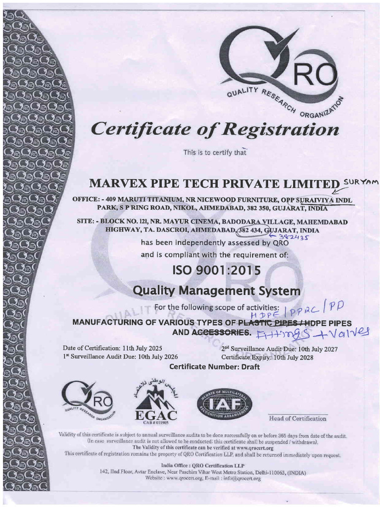 Certificate of Reg - 0001 | PDF