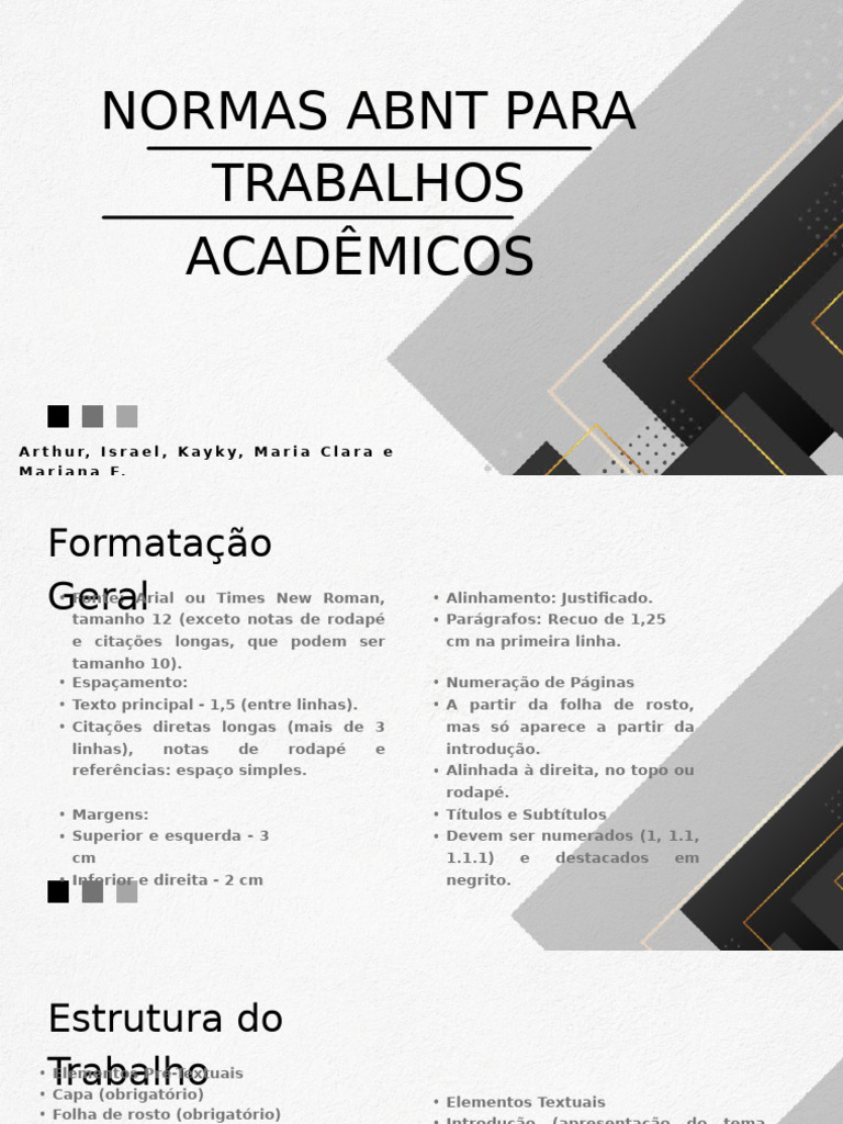 Normas ABNT para Trabalhos Acadêmicos | PDF | Citação | Publicação