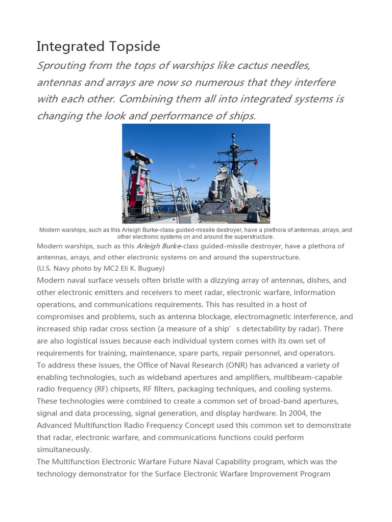Tales of Discovery Integrated Topside - Office of Naval Research | PDF ...