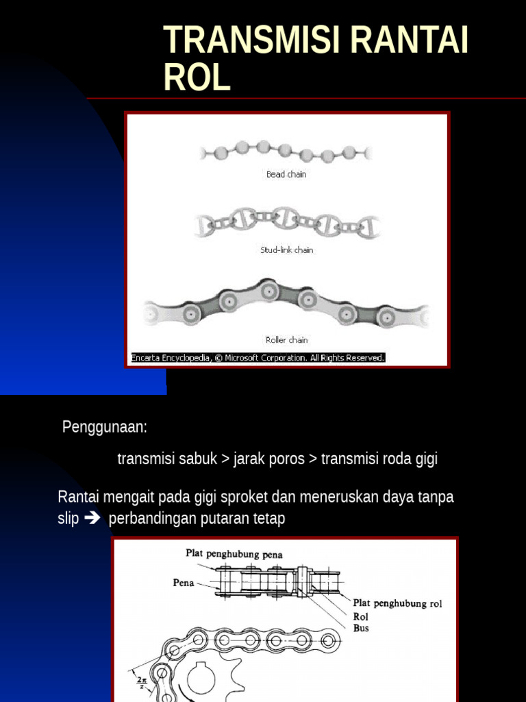 Pertemuan 06_Transmisi Rantai Rol-1 | PDF