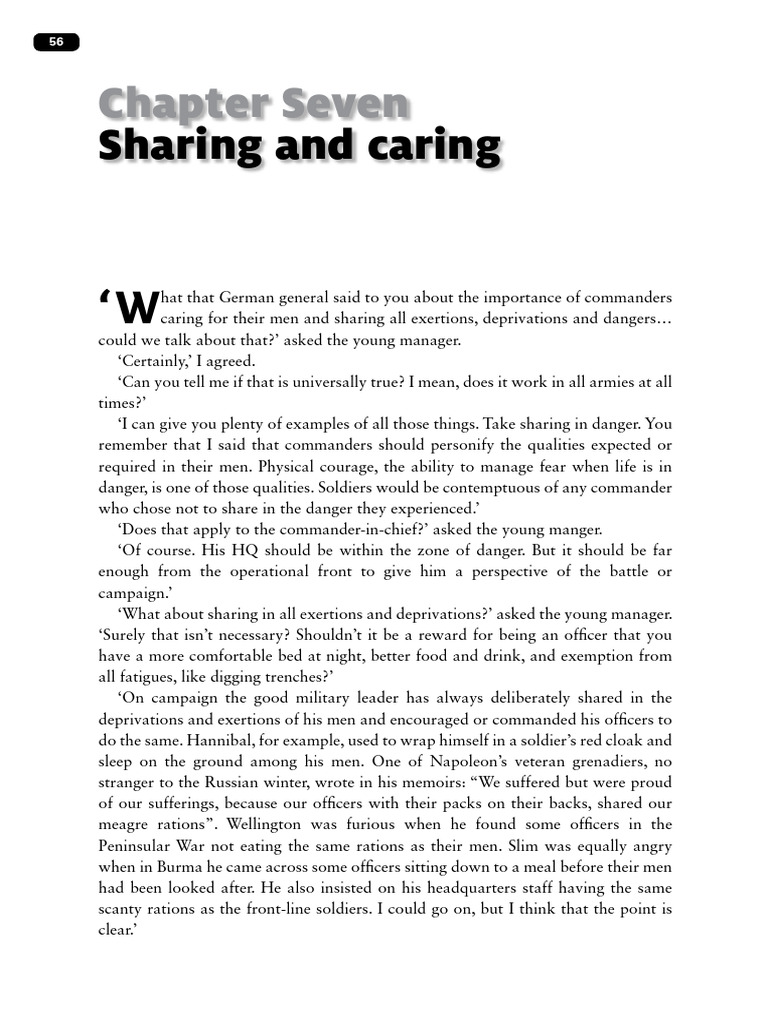 Sharing and Caring | PDF | Leadership | Entrepreneurship