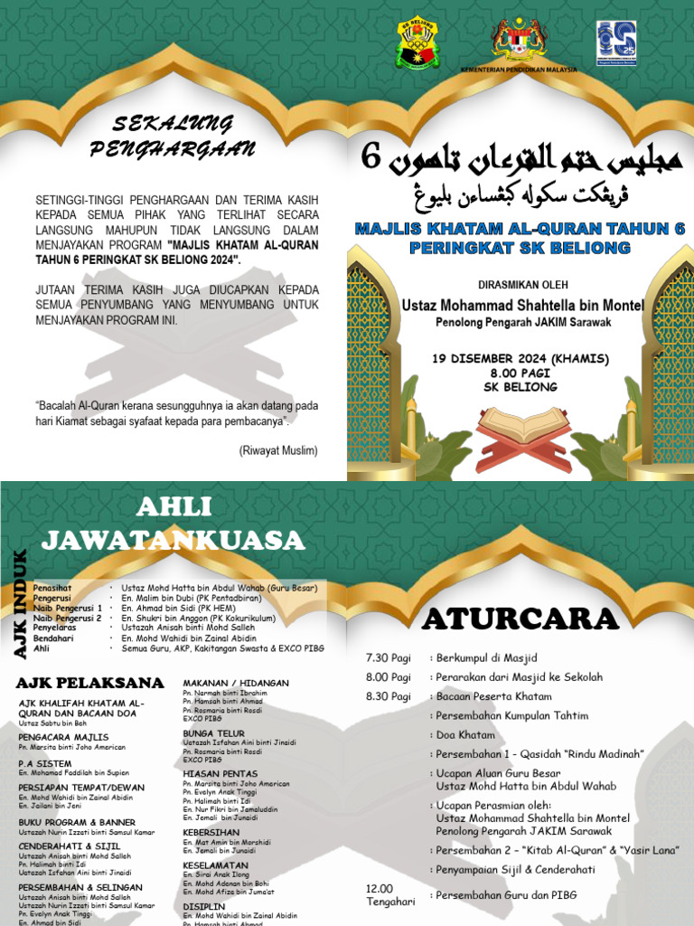 Buku Program Khatam 2024 | PDF