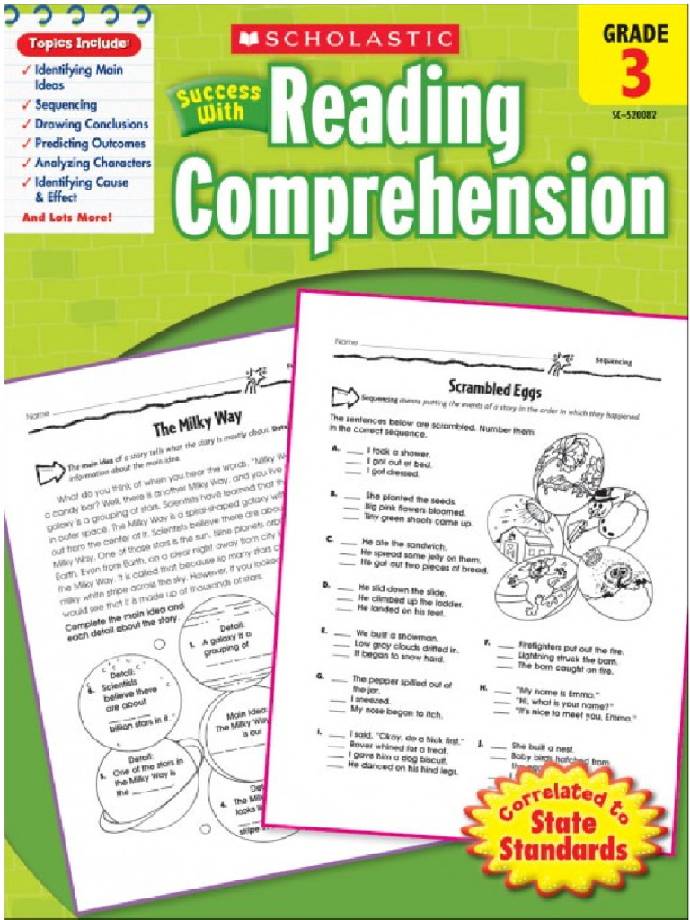 Reading Comprehsnion - Success - With - Reading - Comprehension Grade 3