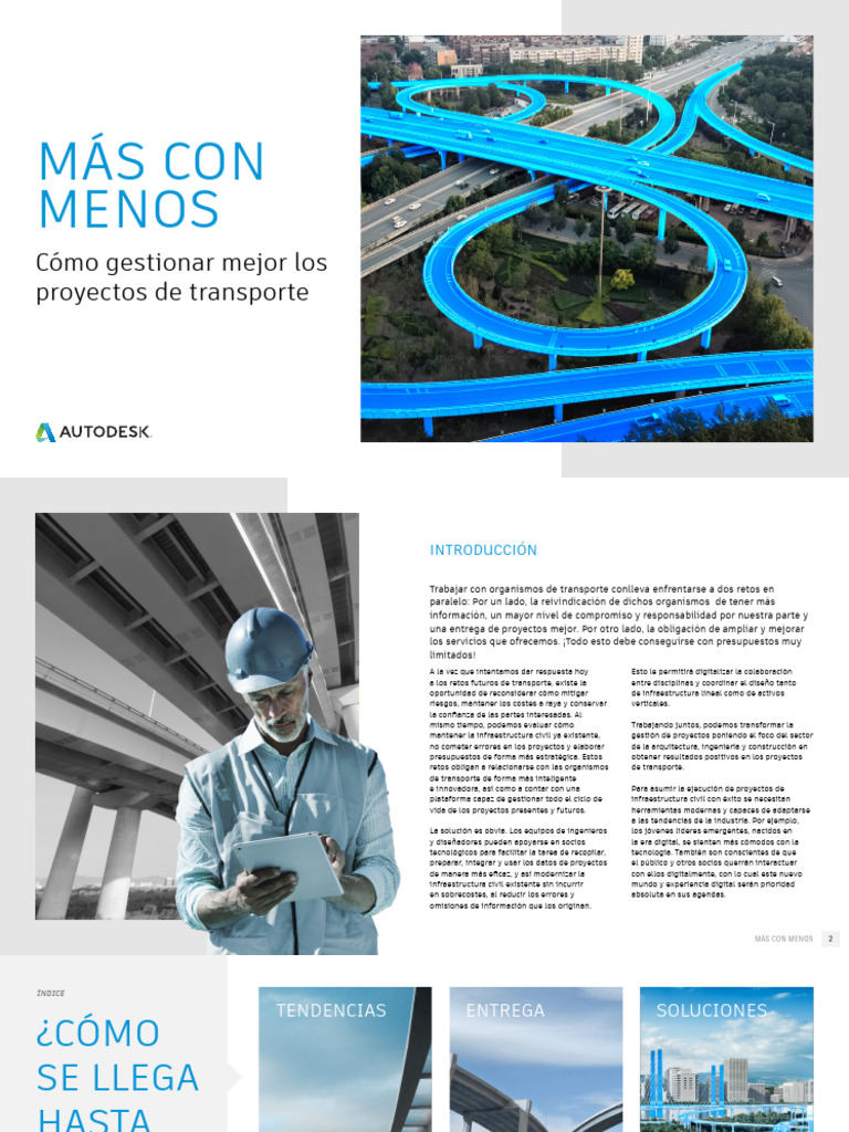 Optimización de Proyectos de Transporte | PDF | Autodesk Revit | Diseño