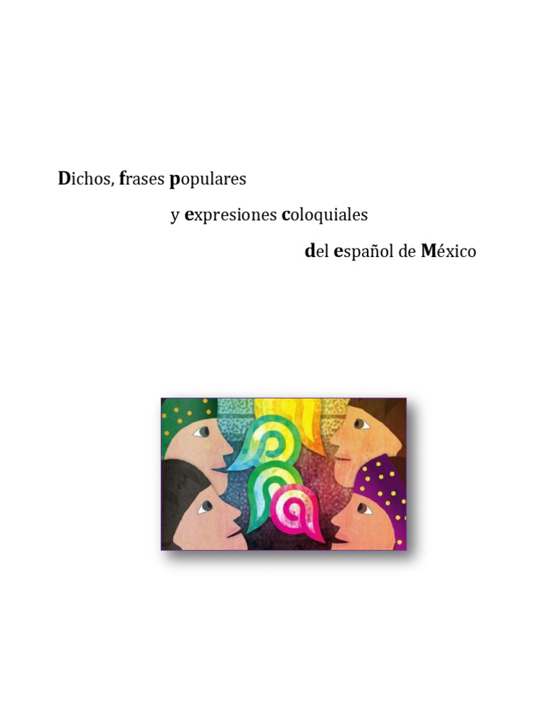 Dichos, Frases Populares, Etc | PDF
