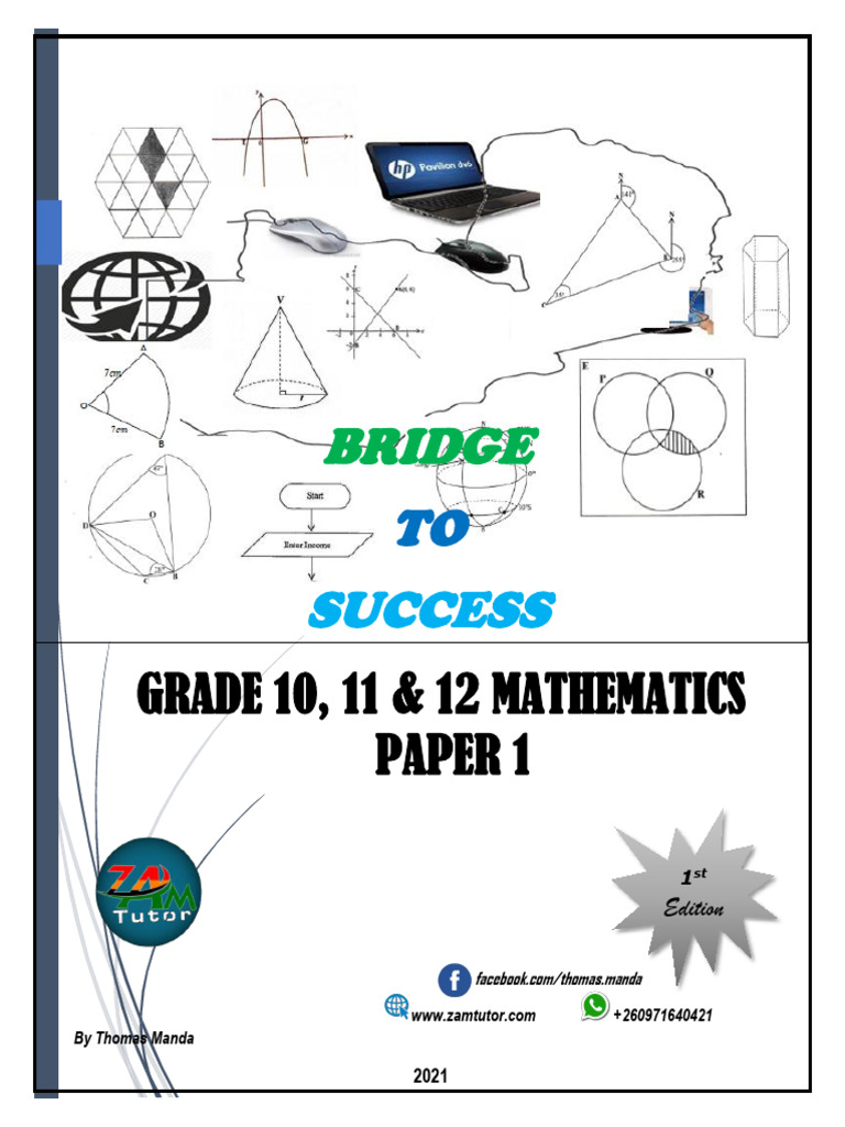 Grade 10-12 Math Past Papers & Solutions | PDF | Mathematics | Geometry