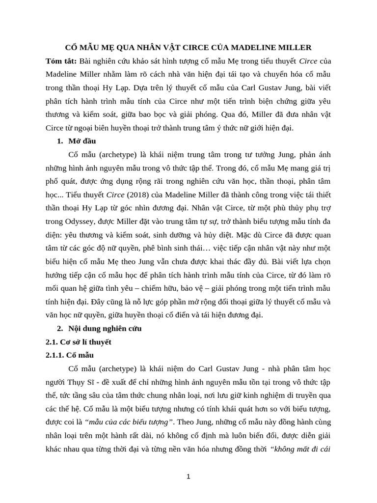 (Văn Học - Văn Hóa) Circe - Madeline Miller | PDF