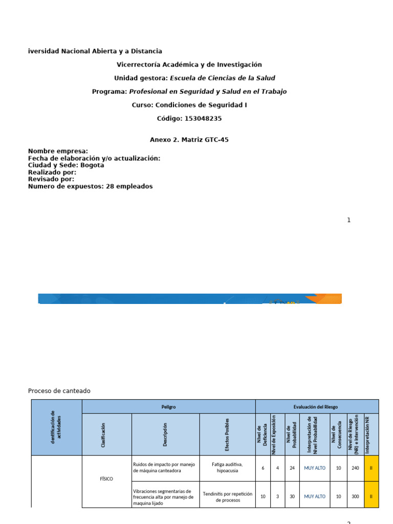 Evaluación de Riesgos en Seguridad Laboral | PDF | Escuchando