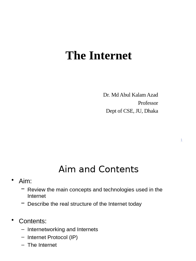 Understanding Internet Protocols and Structure | PDF | Internet ...