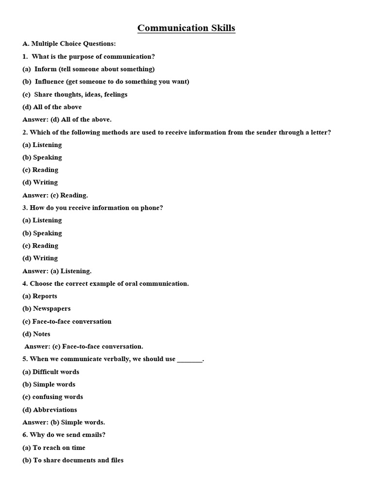 Communication Skills Class IX PDF | PDF | Part Of Speech | Communication
