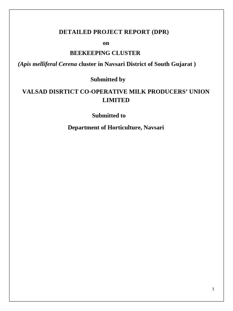 Navsari Beekeeping Cluster Report | PDF | Beekeeper | Beehive