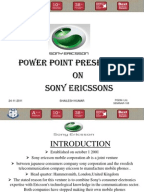 Sony ericsson case study pdf