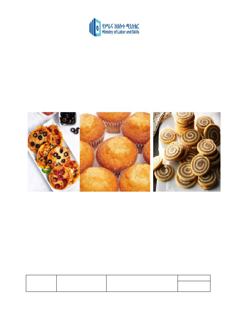 Tea Break Pastry Preparation Guide | PDF | Cakes | Baking