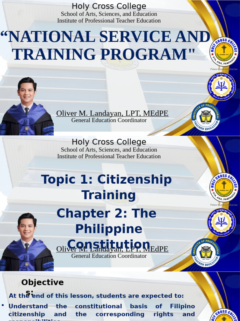 Philippine Constitution and Citizenship Rights | PDF | Search And ...