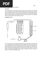 Orsat Apparatus for Flue Gas Analysis | PDF | Gases | Carbon Dioxide