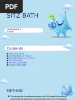 Sitz Bath Setup and Cleaning Guide | PDF | Bathing | Hygiene