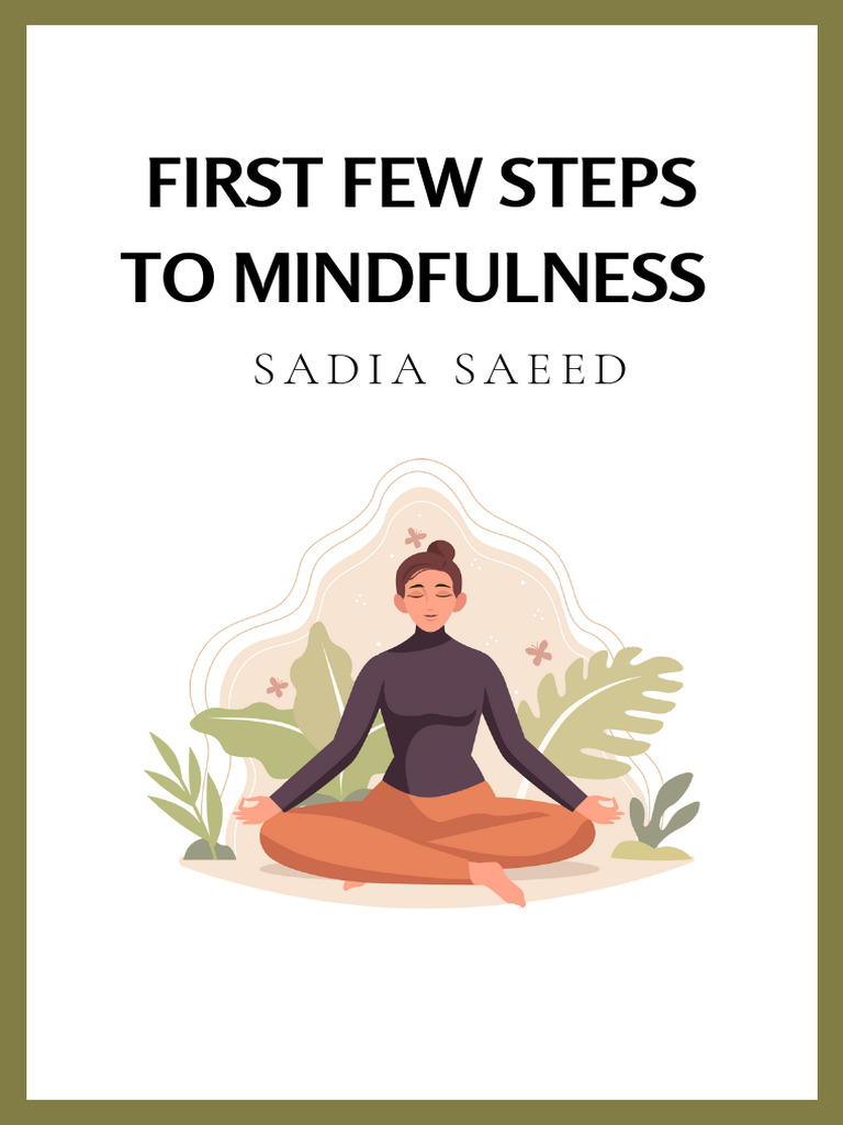 Ebook First Few Steps To Mindfulness Pdf Mindfulness Thought