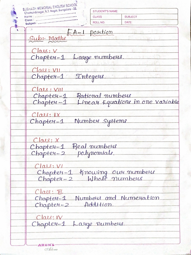 Math Portions | PDF