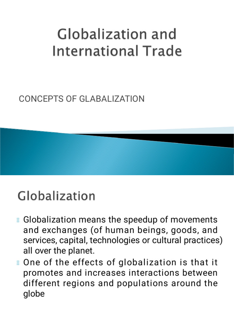 Understanding Globalization Concepts | PDF | Globalization ...