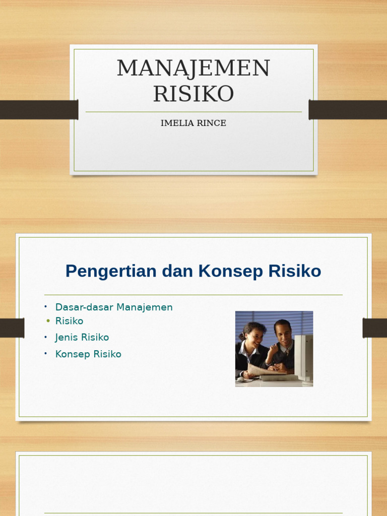 Manajemen Risiko Pdf
