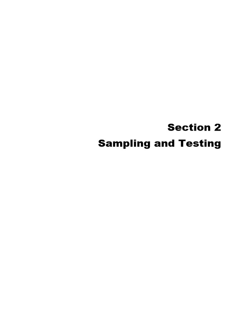 Soil Sampling and Testing Guidelines | PDF | Soil | Concrete