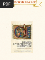 Steinmetz Superiority of Precritical Exegesis | PDF | Exegesis