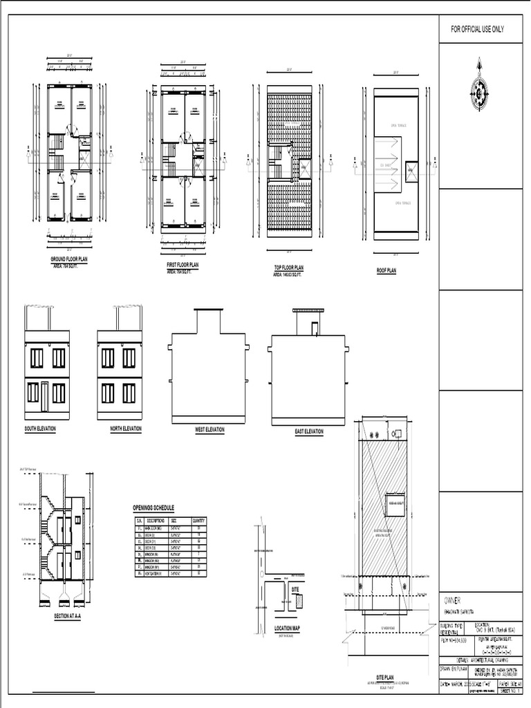 Ground Floor and Elevation Plans | PDF