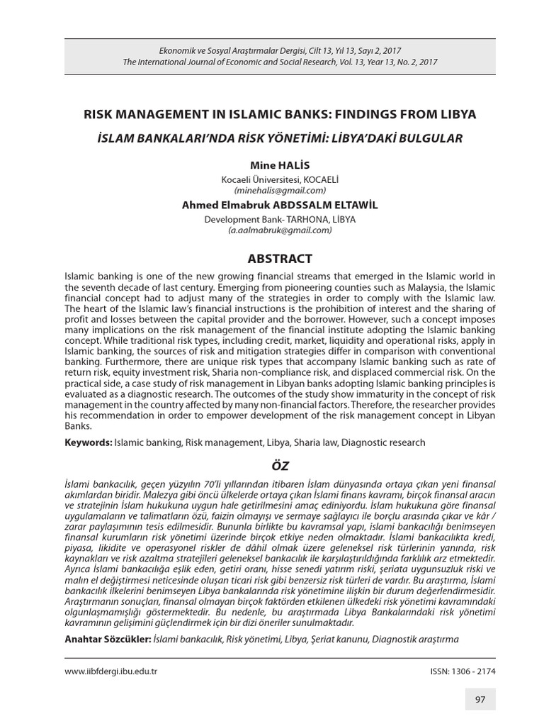 Risk Management in Islamic Banks Finding | PDF | Financial Risk | Risk