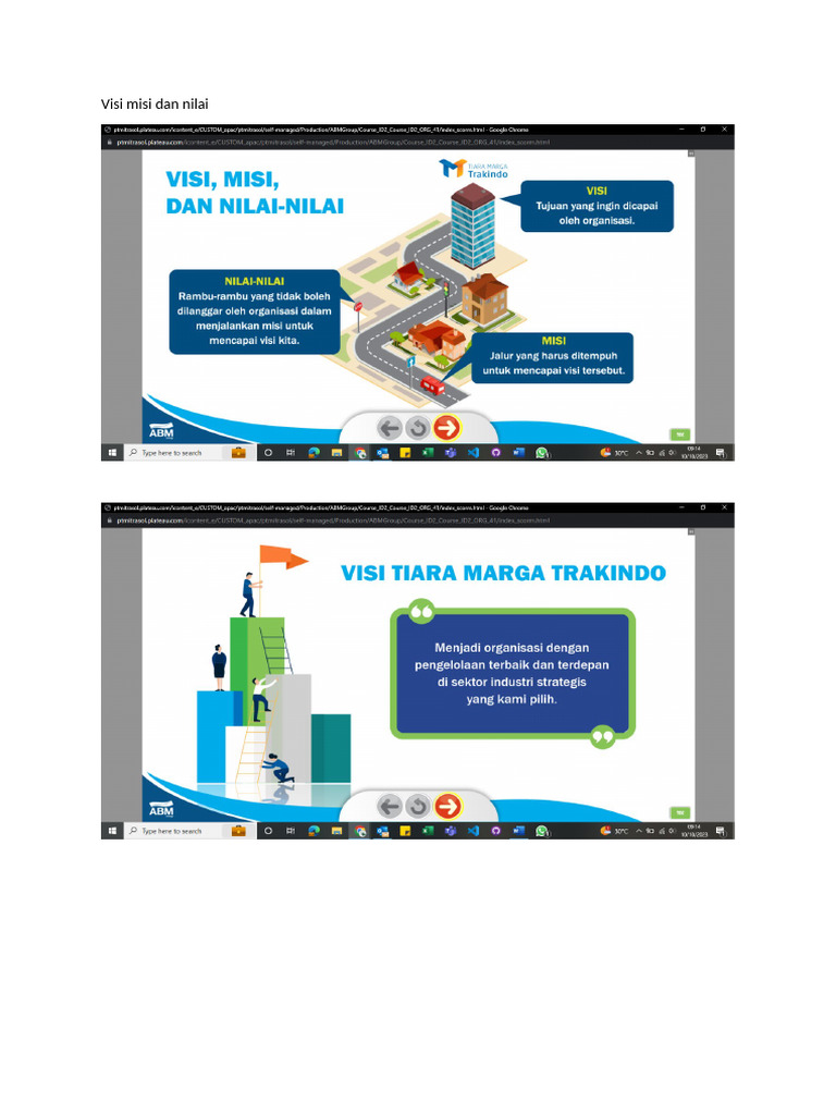 Visi Misi Dan Nilai Core Value | PDF