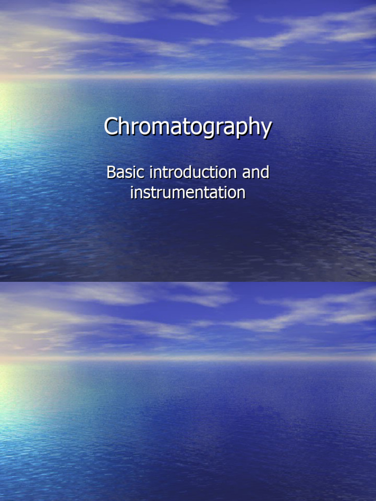 Introduction to Chromatography Basics | PDF | Chromatography | High ...