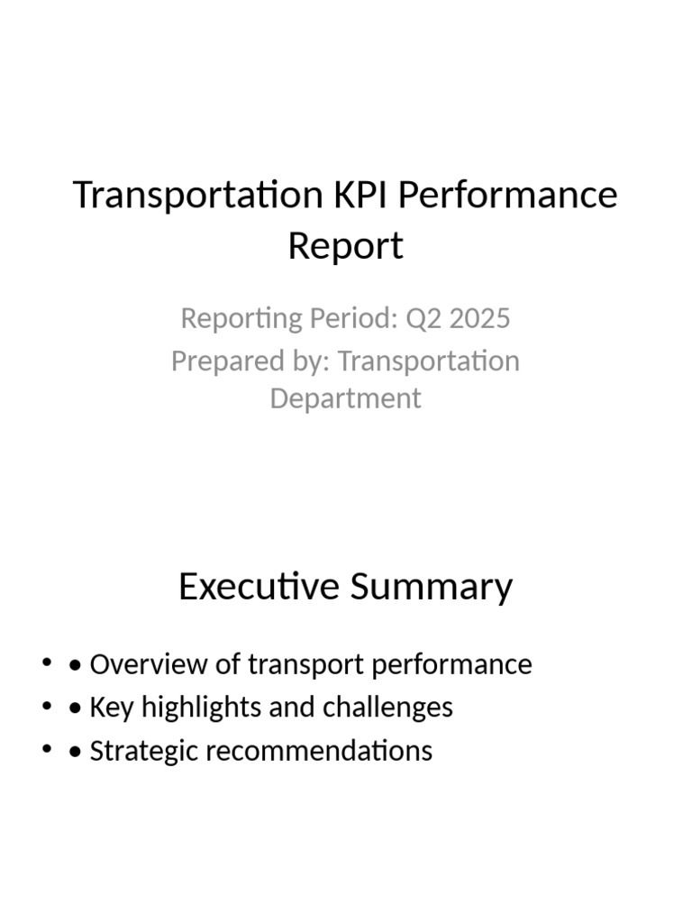 KPI Logística Q2 2025 Informe | PDF