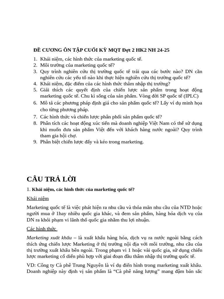 Ôn MQT | PDF