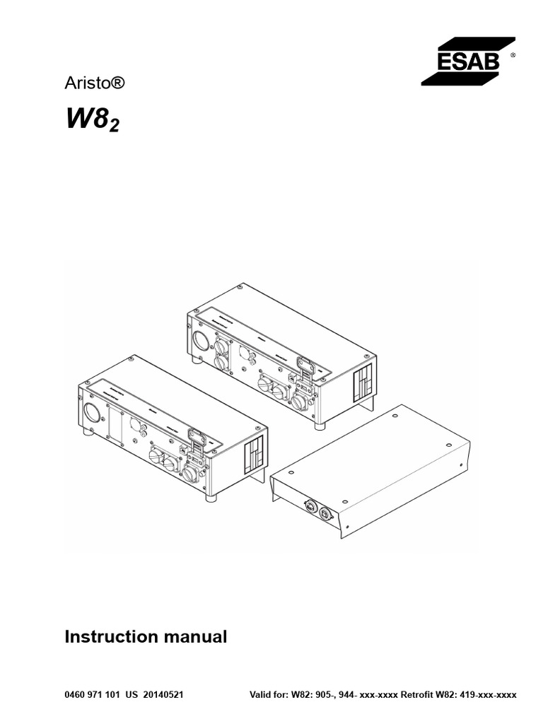 Aristo W82 Instruction Manual | PDF | Welding | Construction