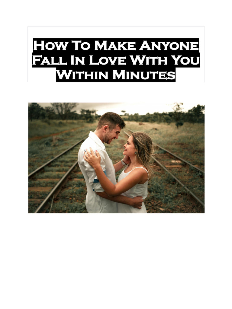 Make Anyone Fall in Love Fast PDF Love
