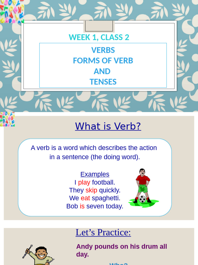 Understanding Verbs and Tenses | PDF | Verb | Grammatical Tense