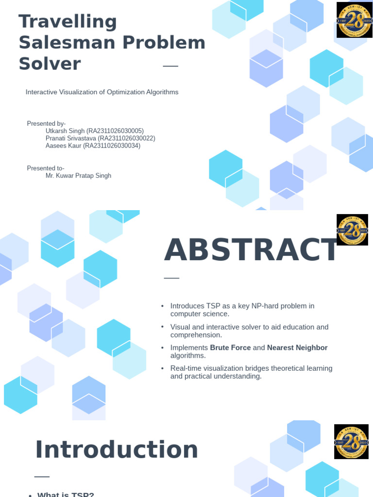 Travelling Salesman Problem Solver | PDF
