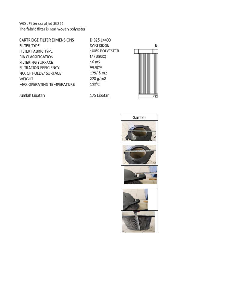 Filter Spec | PDF