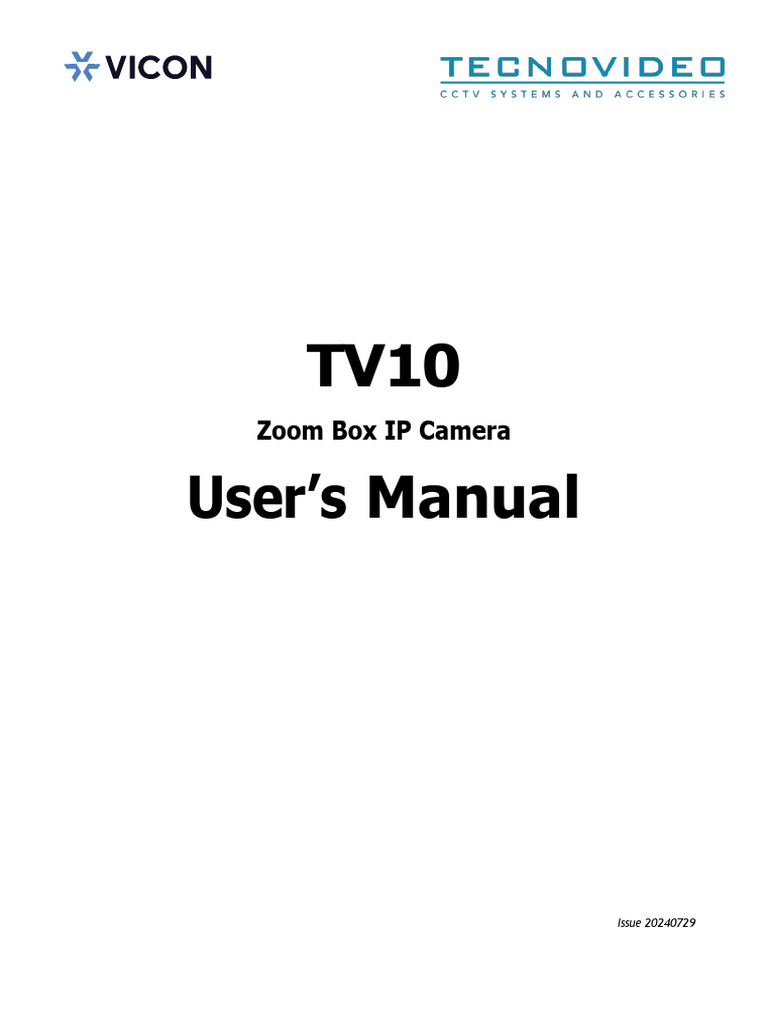 Fixed - Operational Users Manual TV10 | PDF | Computer Network | Computing