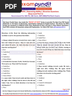 Shadow Direction Reasoning Questions | PDF | Physical Phenomena