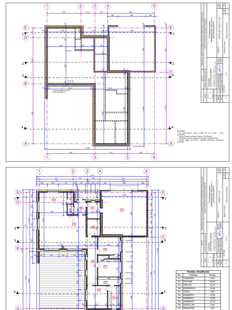 Arch. Brėžiniai | PDF