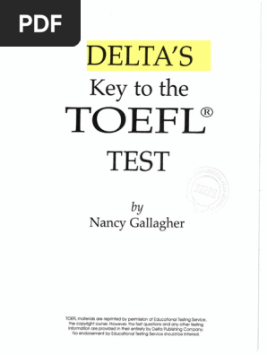 Delta's TOEFL | PDF