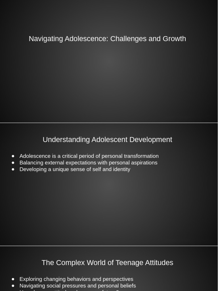 Presentation - 12th Grade | PDF | Adolescence | Personal Development