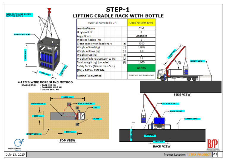 Step-1 Cradle Rack | PDF