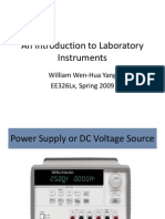 An Introduction To Laboratory Instruments