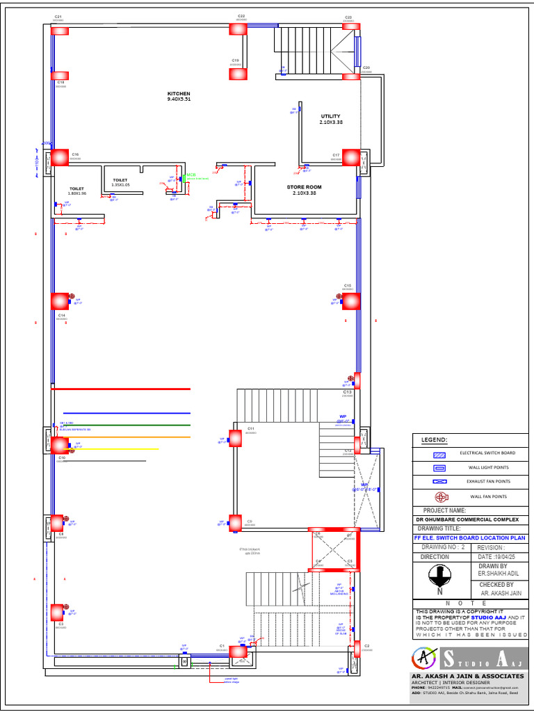 Conduit Plan for Dr. Ghumbare Complex | PDF