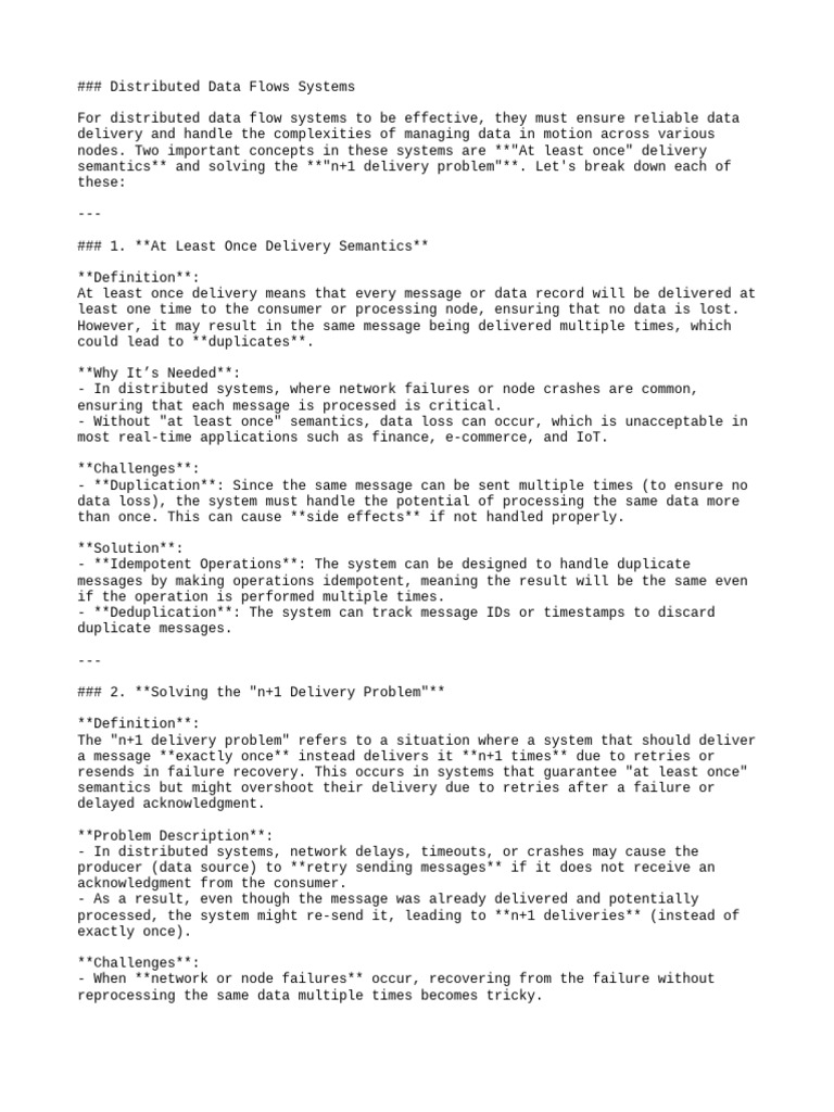 019.1 - Distributed Data Flows Systems | PDF | Computer Architecture ...