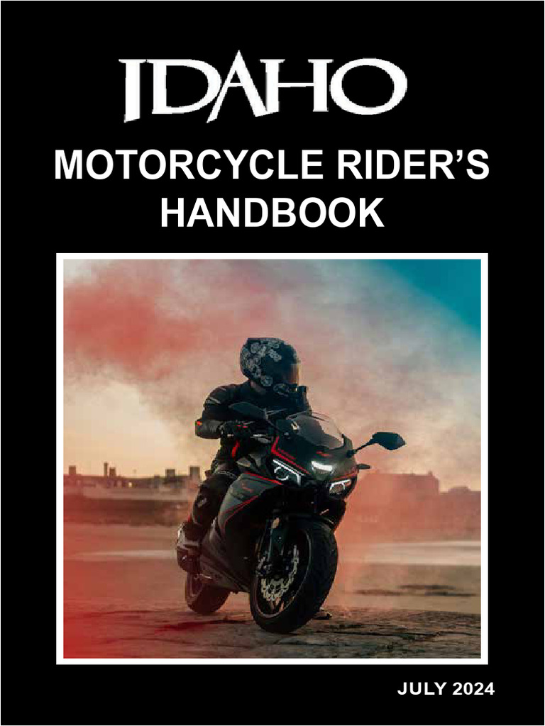 Idaho Motorcycle Rider's Handbook 2024 | PDF | Motorcycle | Driver's ...