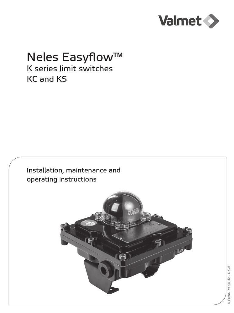 Neles Easyflow K Series Limit Switches | PDF | Switch | Actuator